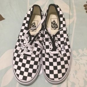 Vans checkerboard authentic skate shoe